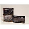 basf , memorex BASF FERRO MAXIMA -MEMOREX MRXI 90 - 3 NEW AND SEALED CASSETTES