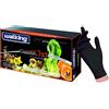 Linea Flesh 1000 GUANTI NITRILE NERI CHEF SENZA POLVERE MONOUSO ALIMENENTI MIS. M WALKING*