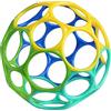Bright Starts, Oball Easy Grasp Classic Ball Giocattolo per Neonati in Blu/Verde, età a Partire dal Neonato