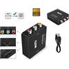 Kebibu ADATTATORE CONVERTITORE DA MINI AV CVBS RCA A HDMI 1080P AUDIO VIDEO + CAVO USB