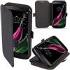 031C6FA Custodia Book Silicone Flip Case Libro Eco Pelle Samsung Galaxy J3 (2018) Black