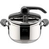 LAGOSTINA - PENTOLA A PRESSIONE - MIA - INOX - INDUZIONE 5Lt - LAGOEASY'UP