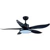 DCG VENTILATORE DA SOFFITTO DCG VECRD90TL CON LUCE LED 5 PALE PLASTICA E TELECOMANDO