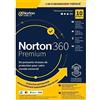 Norton Symantec Norton 360 Premium Antivirus Versione Scatola 1an 10 Apparecchi Win Mac