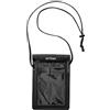 Tatonka Borsa per Il Petto WP Neck Pouch - Custodia Impermeabile con Cordino e Finestra Trasparente Compatibile con Il Touch Screen - IPX7 - Dimensioni: 21 x 14 cm (Nero)