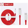 OnePlus CARICABATTERIA RAPIDO da 80W ORIGINALE ONEPLUS SUPERVOOC +CAVO TYPE C / C ROSSO