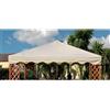 A.Capaldo Top Copertura Telo Di Ricambio Gazebo 3x4 Air Vent Cucito Impermeabile 380 Gr