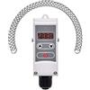 EMOS - termostato digitale con sensibilità di commutazione regolabile e molla a spirale - manuale - riscaldamento/raffreddamento - intervallo temperatura 5-80 °C - montaggio superficiale - bianco