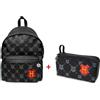 GUT Zaino Americano Nero Harry Potter + Astuccio Bauletto Scuola 2 cerniere