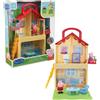 Giochi Preziosi Peppa Pig Playset Casa Pop Up, con 3 Stanze Diverse e 2 Personaggi Inclusi