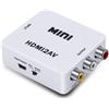 MINI CONVERTITORE DA HDMI A AV PAL+NTSC + CAVO USB AUDIO VIDEO ADATTATORE PC RCA