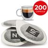 NERORISTRETTO 200 CIALDE caffe COMPOSTABILI in CARTA FILTRO ESE 44 mm Caffè aroma RISTRETTO