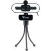 ITEK Webcam con Microfono W401L - Full HD, 30FPS, Luce LED 3 mode, USB, treppied