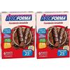 Pesoforma Barrette Fondente Amabile, Pasto sostitutivo proteico, per il controllo del peso, Barrette proteiche al cioccolato per restare in forma, Solo 236 calorie, 12x31g (Confezione da 2)