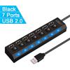ON TENCK HUB USB 4/7 PORTE CIABATTA MULTIPRESA SDOPPIATORE ADATTATORE CON INTERRUTTORI