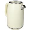 Brandani Bollitore Acqua Elettrico 1,7 L Brandani 1950 Crema 51952 Inox