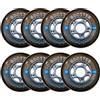 K2 Skates Unisex-Adult Ruote e cuscinetti per pattini in linea BOOSTER 80 MM 82A 8-WHEEL PACK W ILQ 7 — black — 80mm 82A - ILQ-7 — 30F3009