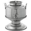 BELVIVERE FUSTO IN ACCIAIO INOX LT.5 PER OLIO CONTENITORE CON BASE E RUBINETTO BELVIVERE