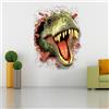 Adesivo Murales parete Cameretta bambini Dinosauro Jurassic Muro Wall Sticker 3D