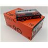 Sony Scatola Lotto 10x Sony CHF 90 1978 Musicassette Vergini Cassette Vintage Sealed