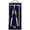 Staedtler Compasso Balaustrone 4 Pezzi in Metallo Staedtler mod 55702SK con Ricambio Mina