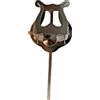 Croson Letturino Sassofono Banda Asta Dritta Corto 12,5 cm Sax Senza Ghiera Leggio