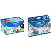 Giotto Decor Materials Schoolpack 48 Pz Colori Assortiti & Decor Metal Pennarelli Multisuperficie In Astuccio Da 5 Colori Metallizzati