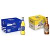 Peroni Nastro Azzurro Stile Capri, Cassa Birra con 24 Bottiglie da 33 cl, 4.2% Vol & Kozel Birra Premium Lager, Cassa Birra con 20 Birre in Bottiglia da 50 cl, 10 L