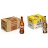 Peroni Birra Non Filtrata, Cassa con 24 Bottiglie da 33 cl, Premium Lager a Bassa Fermentazione & Kozel Birra Premium Lager, Cassa Birra con 20 Birre in Bottiglia da 50 cl, 10 L