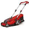 Einhell Tosaerba a batteria GP-CM 36/450 Kit Power X-Change (36 V, 38 cm di larghezza di taglio, 450 m², brushless, funzione pacciamatura, sacco da 45 l, con 2 batterie da 4,0 Ah + caricatore doppio)