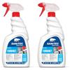 SANITEC igiene sicura Sanitec, Fornonet, Detergente Alcalino Schiumogeno Super Concentrato per Forni, Grill e Piastre, Rimozione Rapida di Incrostazioni e Residui di Cottura, Made in Italy, Flacone 750 ml, Confezione da 2