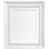 FRAMES BY POST Scandi - Cornice portafoto in stile vintage, con supporto bianco e bordo di supporto, 30 x 40 cm, per foto da 30,5 x 25,4 cm, colore: Bianco