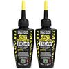 Muc-Off Dry Chain Lube, 50 ml - Lubrificante Catena Bici Biodegradabile, Olio Catena Bici di Tutti i Tipi - Formulato per i Climi Asciutti (Confezione da 2)