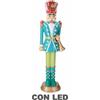 Zelda Bomboniere Soldatino Schiaccianoci Resina Led 26 X 19 H. 89 Natale Decorazione