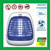 MAURER ELETTROINSETTICIDA CON VENTOLA LAMPADA LUCE BLU ZANZARE INSETTI 30MQ DA INTERNI