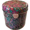 BRACE MILANO BARATTOLO LATTA FLEUR CLEMENTINE CON 5 PROFUMATORI PER CASSETTI VINTAGE CM 10X11