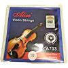 Alice Corde Violino scala 1/2 Set da 4 Muta Acciao Pronta Consegna Violin Strings