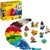 LEGO Classic 11013 Mattoncini Trasparenti Creativi, Set Costruzioni con Animali
