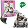 TO DO ESCAVATORE To Do EXCAVATOR in cartone DA MONTARE e colorare 144 PEZZI