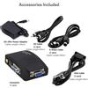 Convertitore adattatore da AV S video rca a vga Composito av pc TELECAMERE Dvr