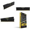 CORSAIR Memoria Ram Corsair Interna da 16 GB, (2x 8GB) 3000 mhz CMK16GX4M2D3000C16,Nero