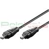 PoloItalia Cavo 1,8m FIREWIRE da 4 a 4 pin 400 IEEE 1394 per dati pc foto Jvc Nikon mini dv