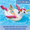 UNICORNO GONFIABILE ISOLA GALLEGGIANTE GIGANTE MATERASSINO MARE PISCINA INTEX