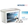 METACRIL PRO CLORO TAB Kg 1-CLORO(tricloro)lenta diss.in pastiglie da 20gr per Spa e Piscina