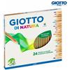 Giotto Pastelli a Colori Giotto di Natura da 24 Pezzi Colori Assortiti Fila