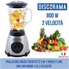 ROYALTYLINE FRULLATORE MIXER TRITATUTTO 3 IN 1 ROYALTY LINE SME-600 800W 1,5L 2 VELOCITà