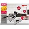 Hoomei Friggitrice classica elettrica professionale 2000W Frittura a Immersione 3.2L