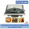 JORDAN BISTECCHIERA ELETTRICA JORDAN 2200 W GRIGLIA PIASTRA GRILL ANTIADERENTE ACCIAIO