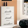 Avery 6 adesivi frasi decorazione personalizza mobile scarpiera casa
