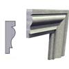 10 PEZZI CORNICE PROFILO ESTERNO CASA POLISTIROLO RESINATO 11,5 X 3,6 X 150 CM